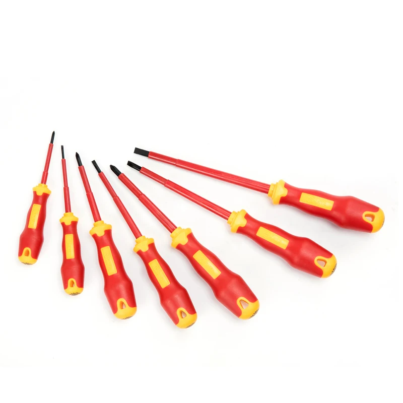 SATA 09303 7-Piece T Series VDE Insulated Screwdriver Set High Quality Materials And Precision Craftsmanship Extend Service Life