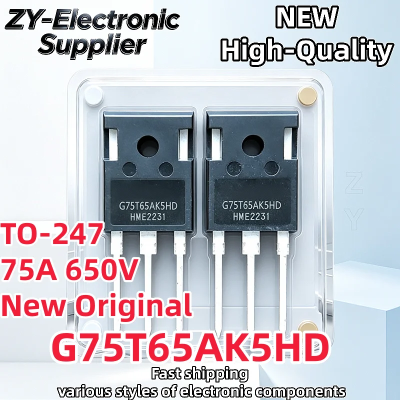5/10/30Uds Brand New Original G75T65AK5HD CRG75T65AK5HD TO-247 75A 650V IGBT High-Power Transistor In Stock
