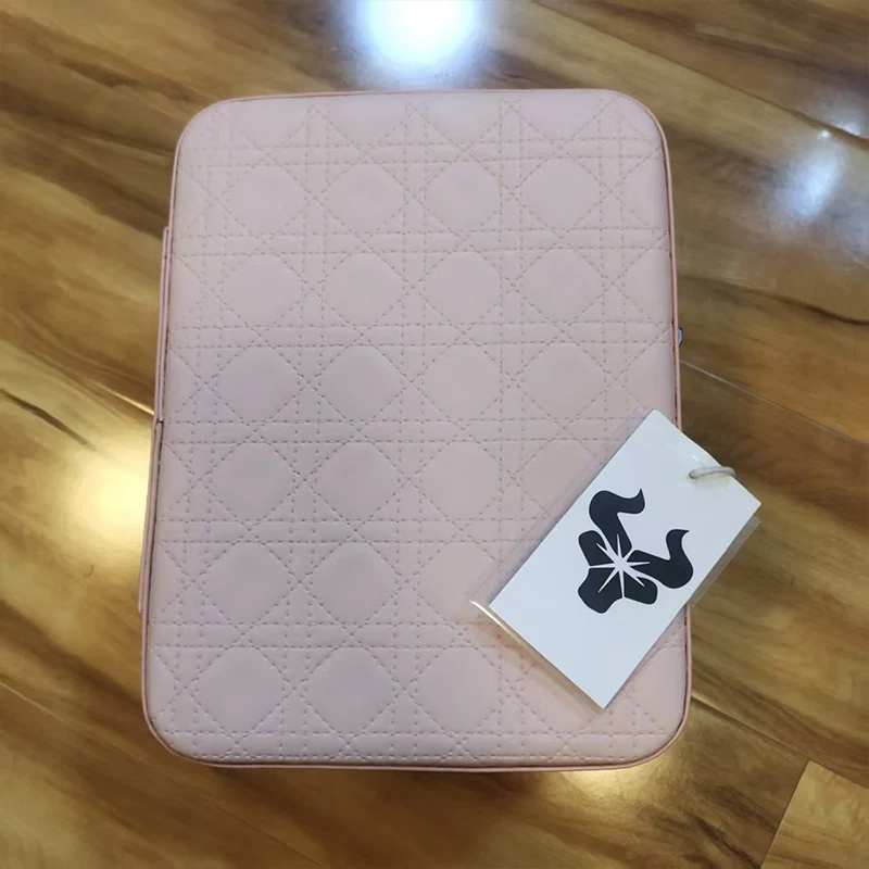 Portable Makeup Box Lock Alloy Cosmetic Case  Organizer Suitcase