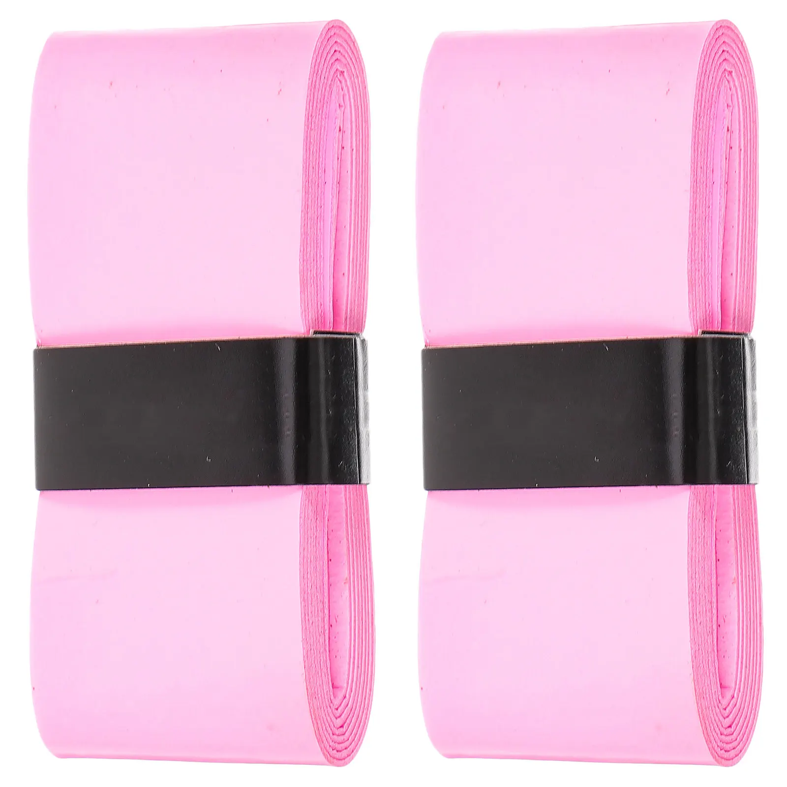 Tennis Racket Grip Tape 1 Pair Non Slip PU Sweat Absorbing Overgrip for Badminton Fishing Rod