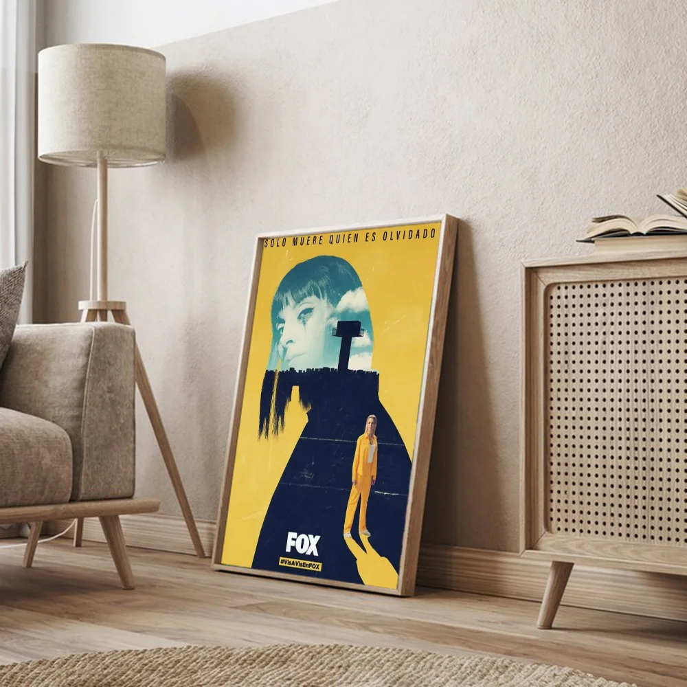 ملصقات حائط فنية لتزيين ملصقات الفيلم الكلاسيكي المقاومة للماء في مقهى وبار القهوة