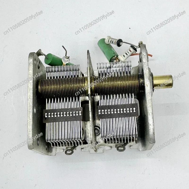

365PF*2 Dual Variable Capacitor, 410PF Actual for Tube Radio & Vintage Electronics 1PC