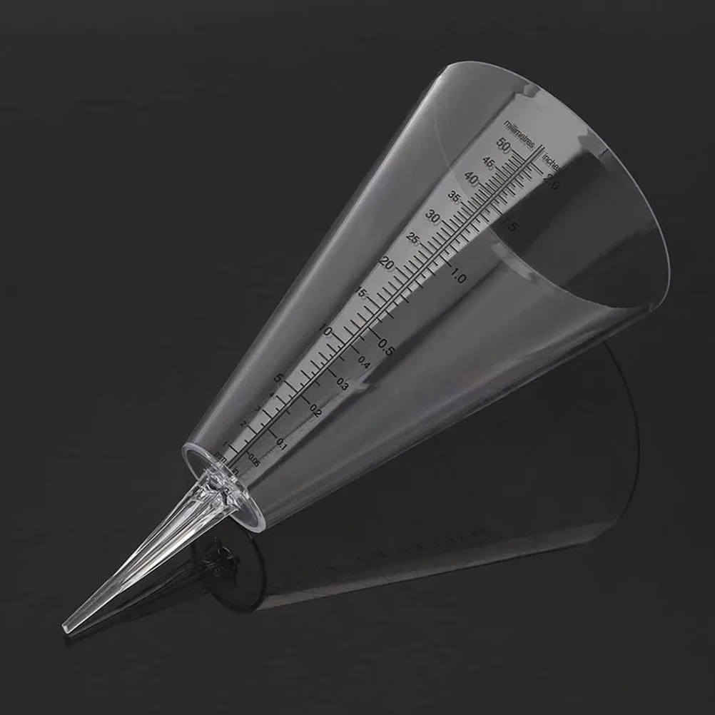 

2pcs Rain Gauge Measuring Cup Outdoor White Plastic Garden Lawn Farming Meteorological Scale Eco Friendly Safe Premium Material