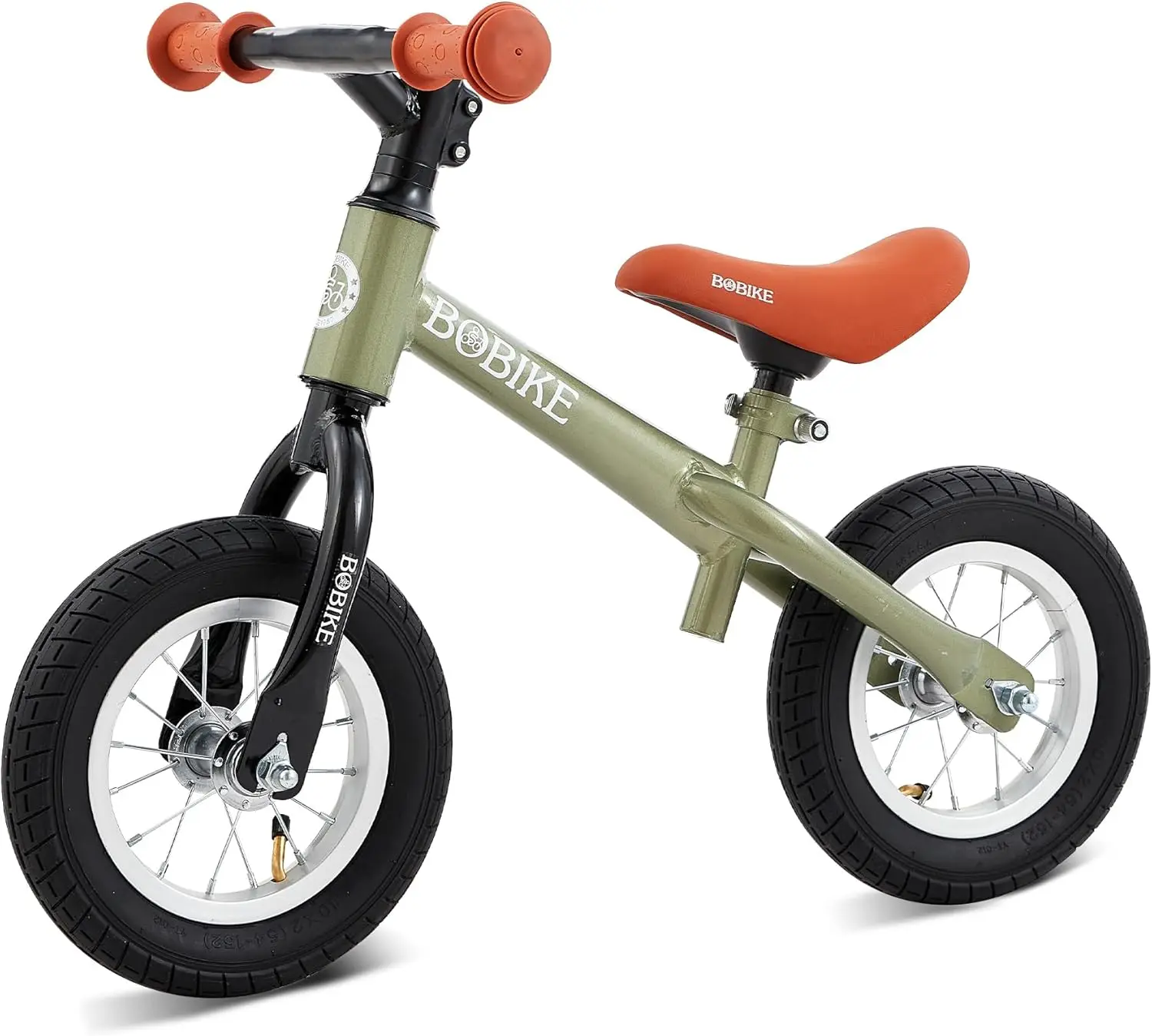 Vélo d'équilibre pour tout-petits avec pneus en caoutchouc gonflables, jouets réglables pour enfants, 18 mois à 4 ans, garçons et filles