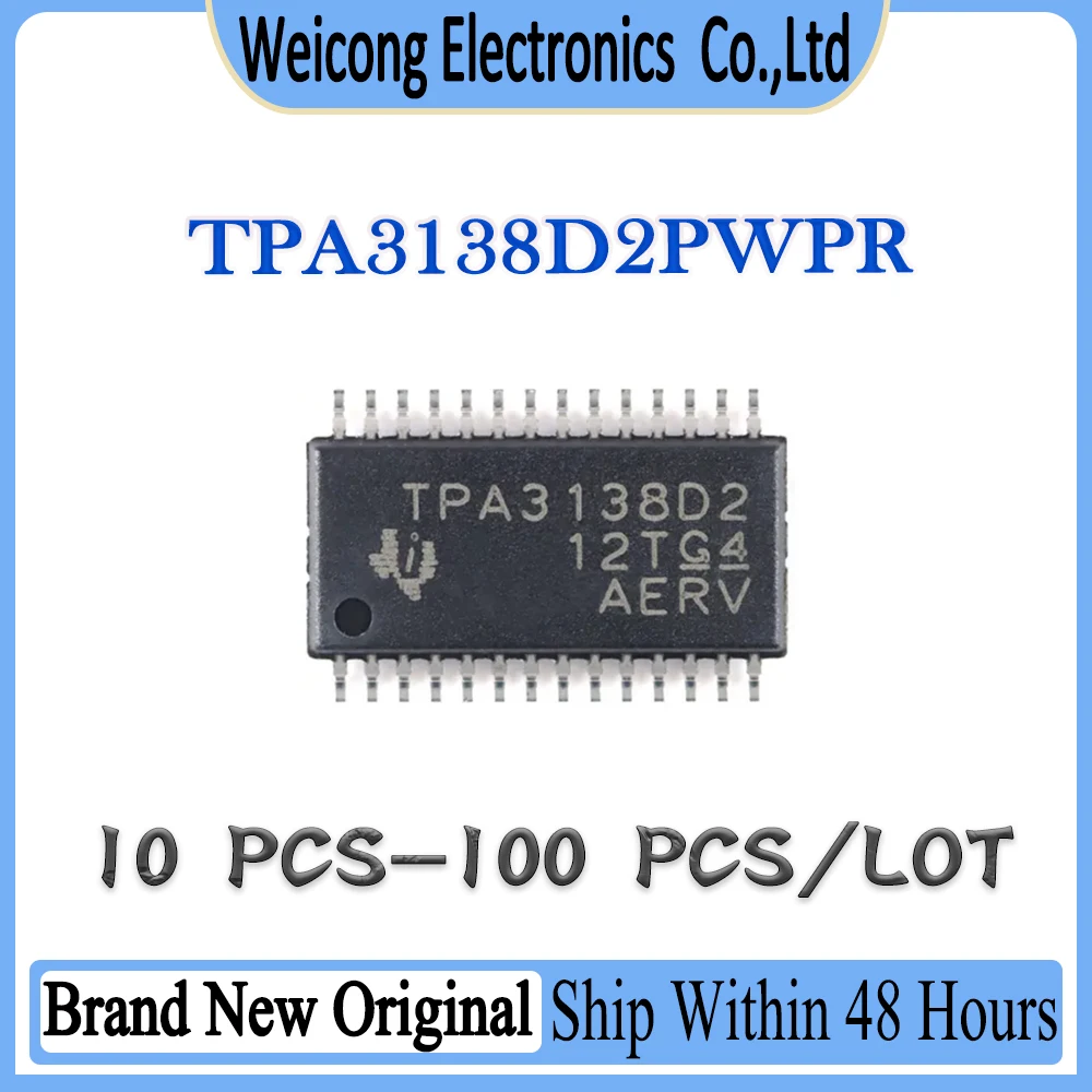 

TPA3138D2PWPR TPA3138D2PWP TPA3138D2PW TPA3138D2P TPA3138D2 TPA3138D TPA3138 New Original IC Chip HTSSOP-28