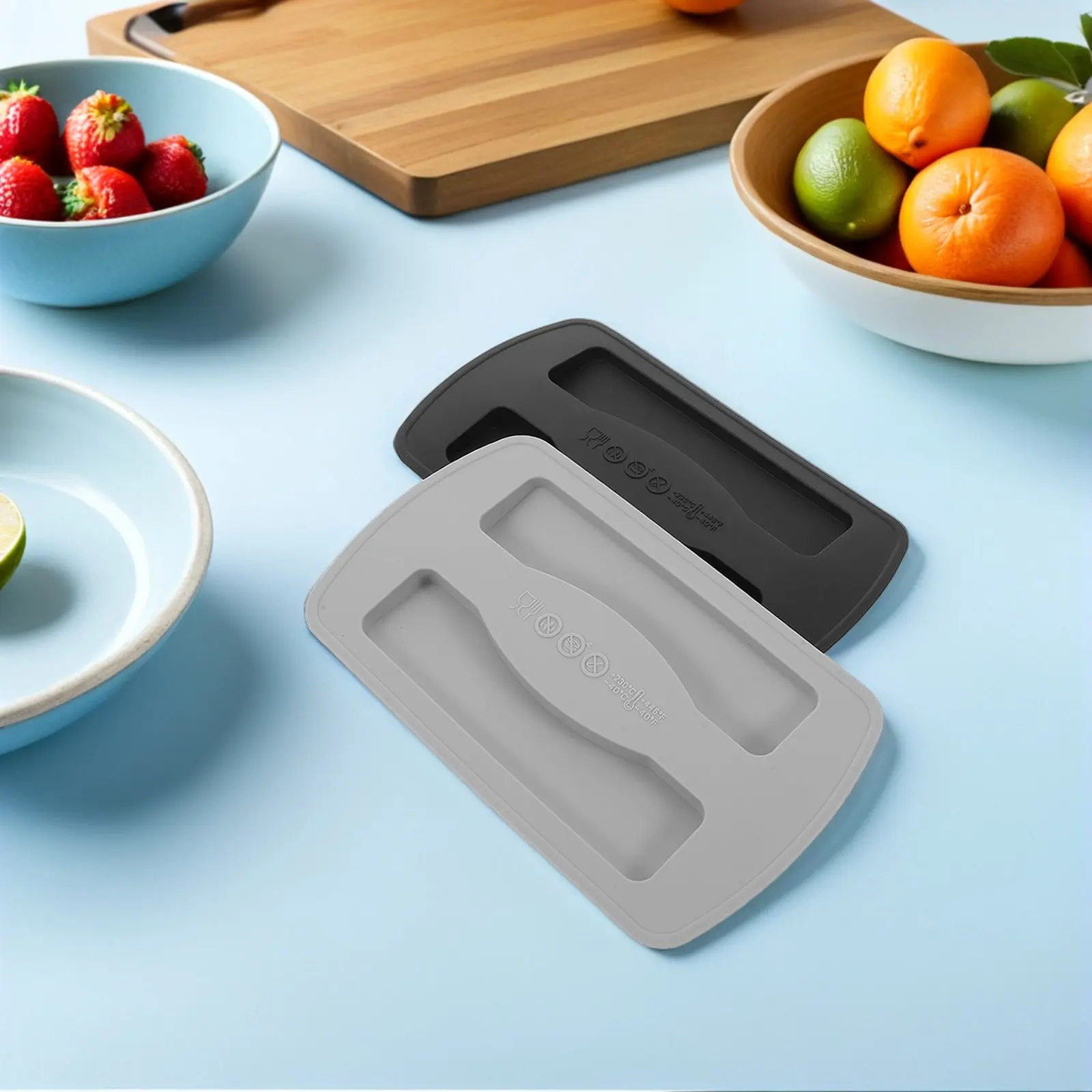 2Pcs Silicone Toaster Lid Cover for Bread Machine - Heat Resistant Dustproof Protector Universal Fit Kitchen Appliance Cover