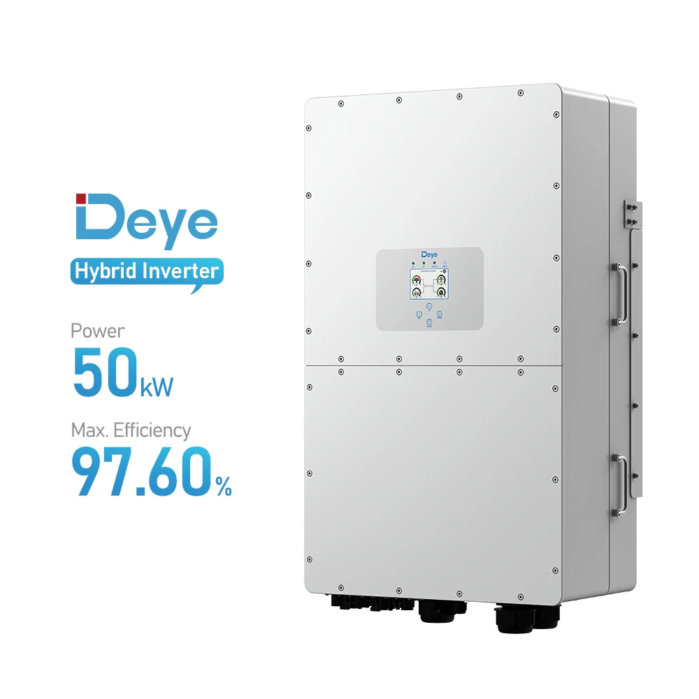 Deye Top 10 Quality Hybrid Solar Inverter 50KW 50 KW 50KVA 50000W Daye On Off Grid Hybrid Solar Inverter
