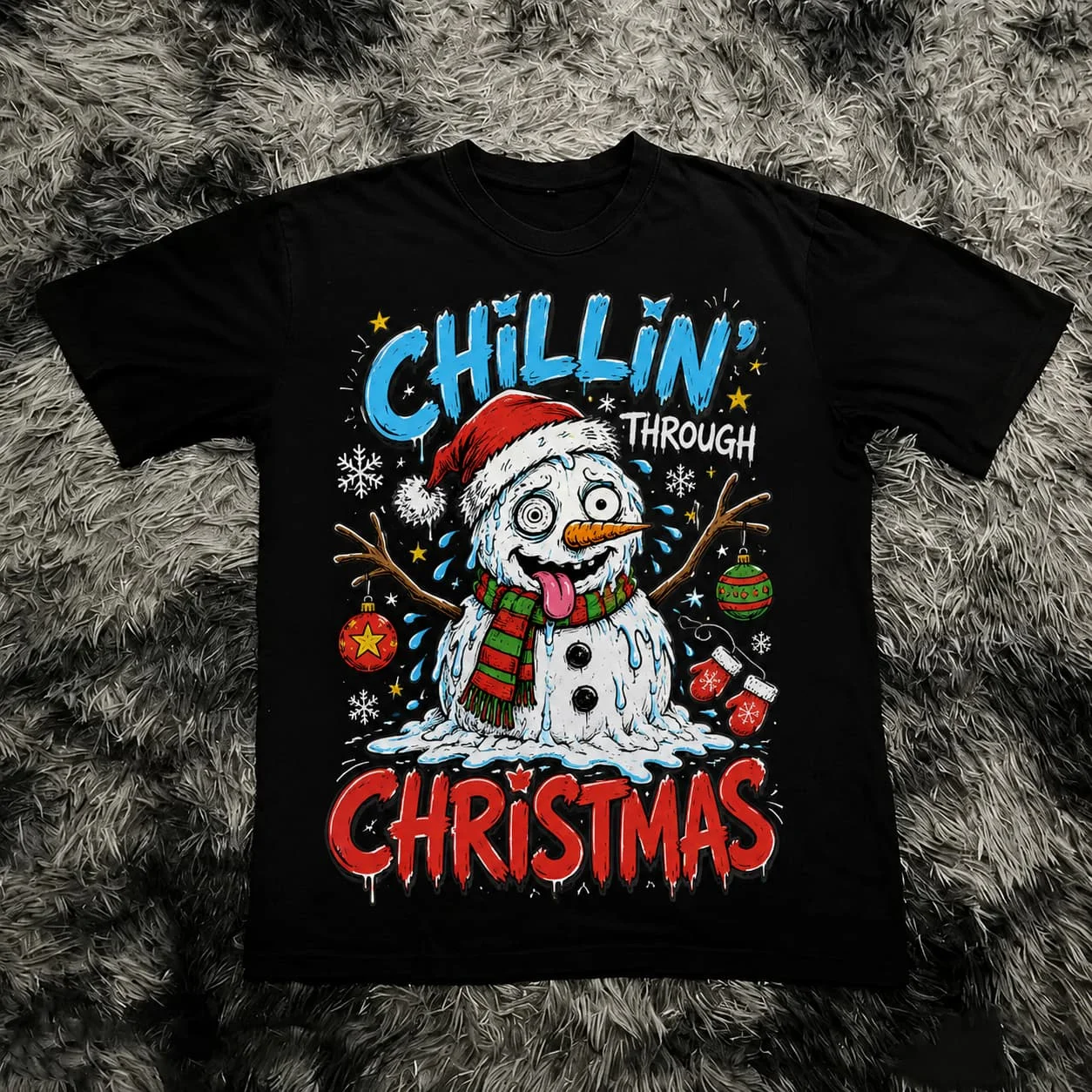 Christmas Funny Casual Merry Santa Face Men T Shirt Women Tee Boys Top Children Parent Child Cotton short sleeves kids Tshirt