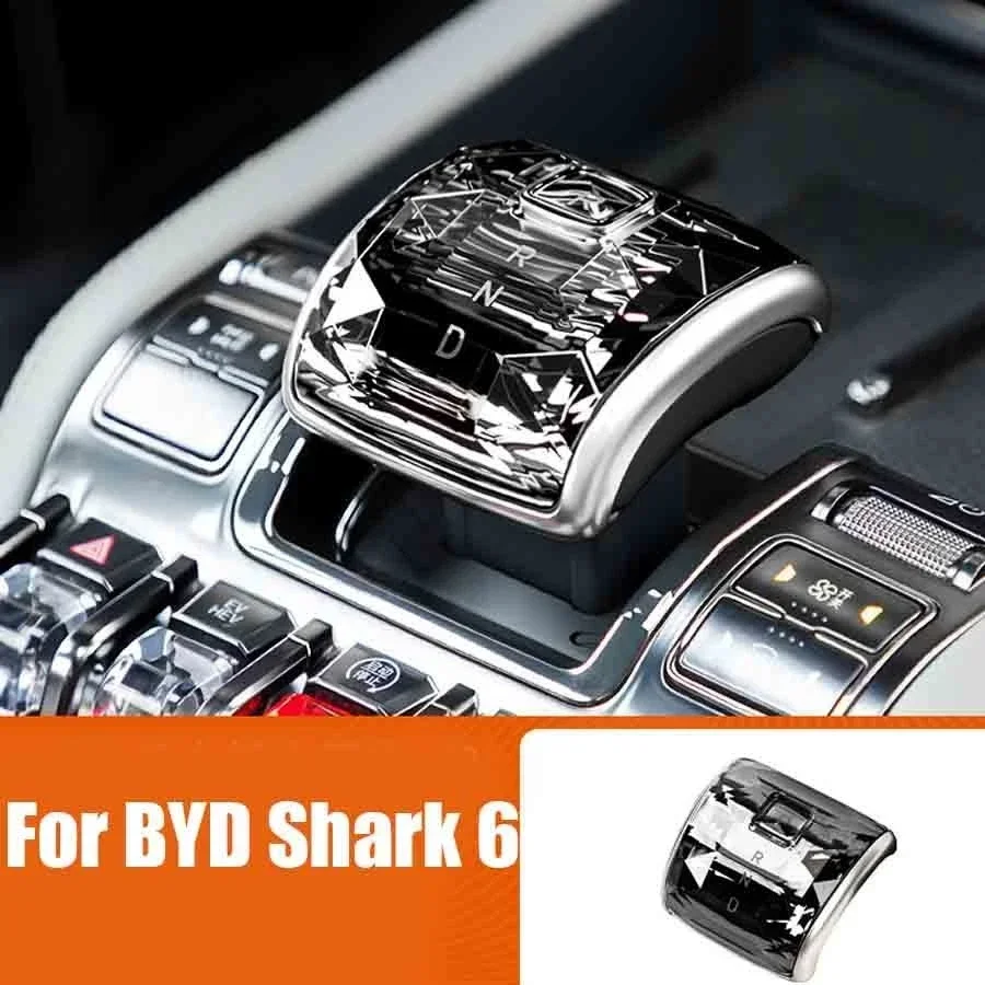 For BYD Denza B5 B8 2024 2025 Titanium 3 7 shark 6 2025 2026 Car Crystal Gear Lever Head Gear Lever Interior Accessories