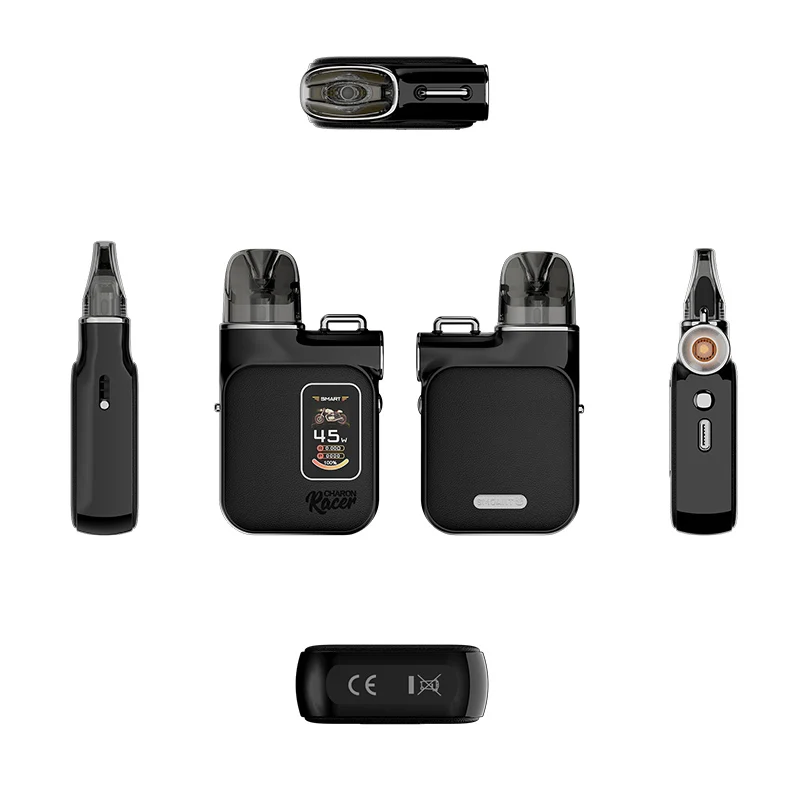 Original Smoant Charon Racer Kit 45W E Cigarette Vape with 1000mAh Battery 2ml Pod Cartridge 0.6/0.8ohm Vaporizer