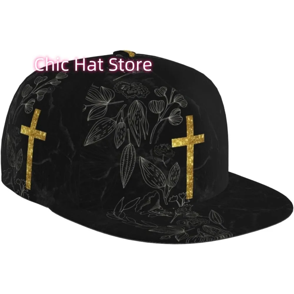 Jesus Cross Baseball Cap Christian Hats Adjustable Trucker Hat Outdoor Sun Cap for Men Women Dad Hat 1