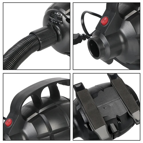 Imagen 2 del producto Herramienta de utilidad para acampar en el hogar, herramienta de inflado de aire para cama de aire, enchufe europeo/estadounidense, compresor de aire de 600W, alfombrilla de aire portátil, bomba de aire eléctrica