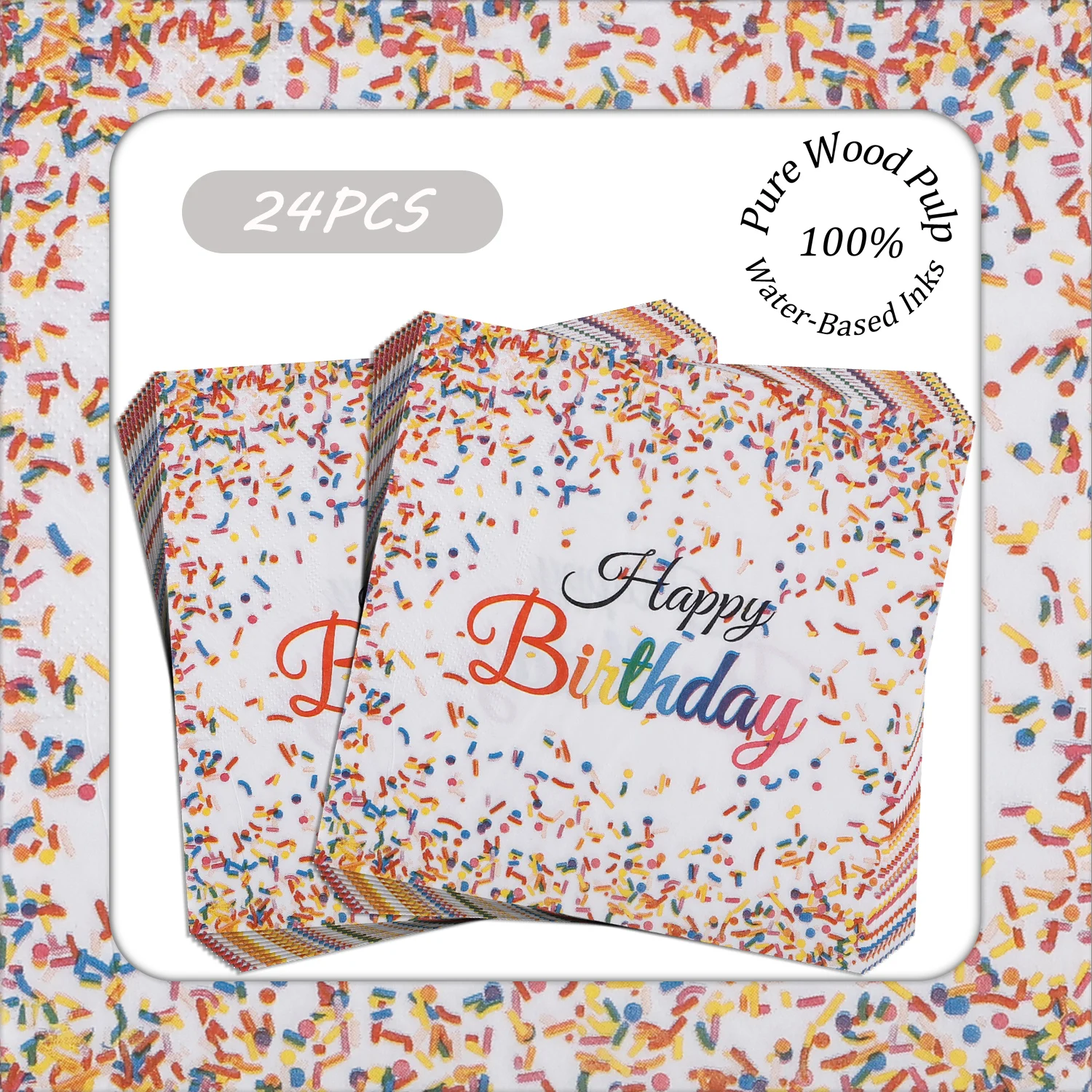 бумажная салфетка с принтом