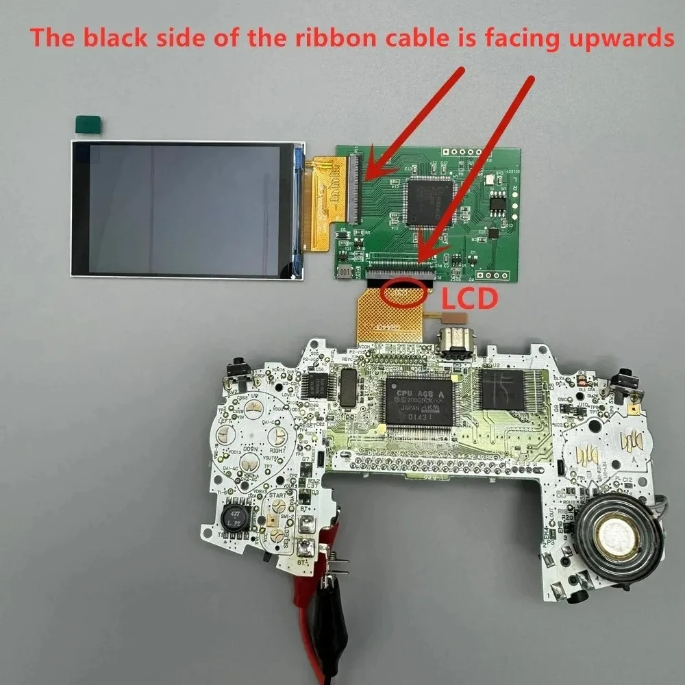 GBA IPS LCD no cut shell required easy to install 2.9 "IPS high brightness LCD and shell kit for Gameboy advance GBA view 6