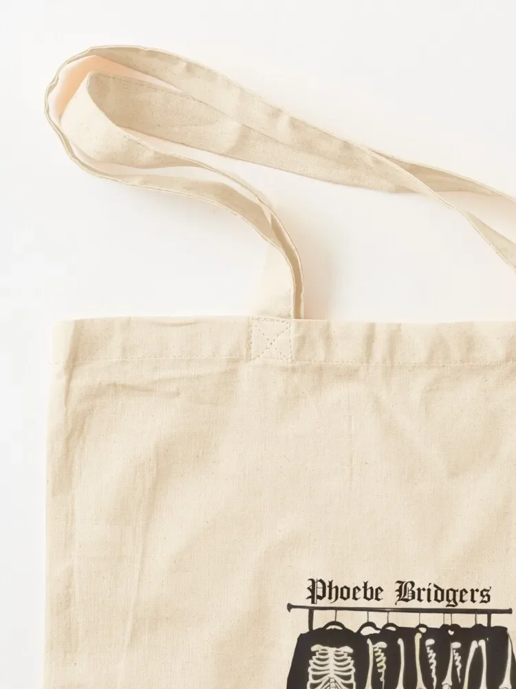 فيبي بريدجرز هيكل عظمي يناسب حقيبة يد حقيبة يد للسيدات حقيبة قماشية حقائب تسوق قابلة للطي وقابلة لإعادة الاستخدام