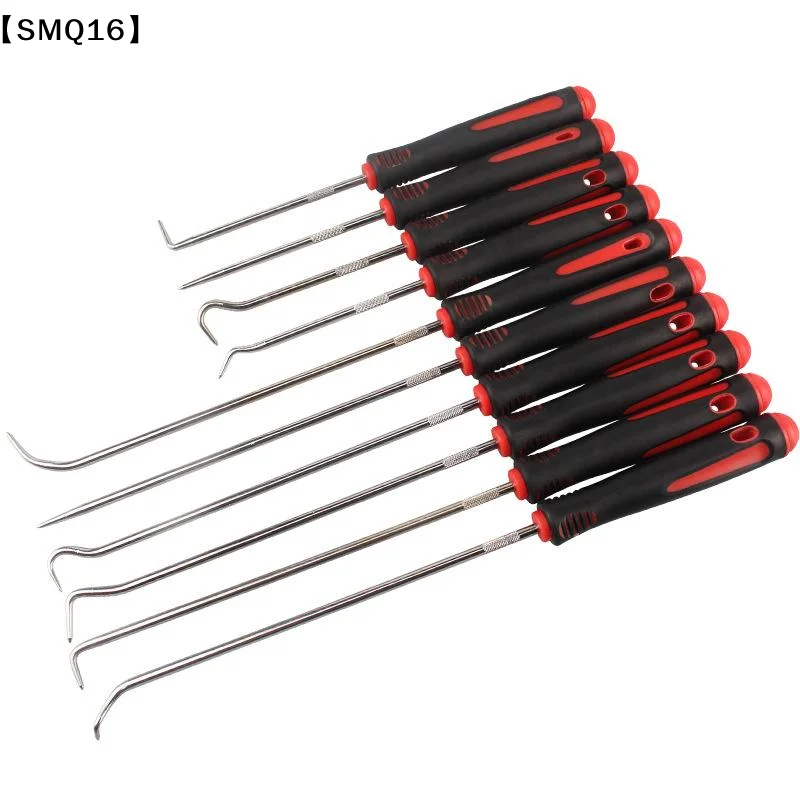 10Pcs Heavy Duty Automotive Maintenance Seal Hooks Car Vehicle Oil Seal Screwdrivers Set For O-Ring Gasket Clips Removal【SMQ】