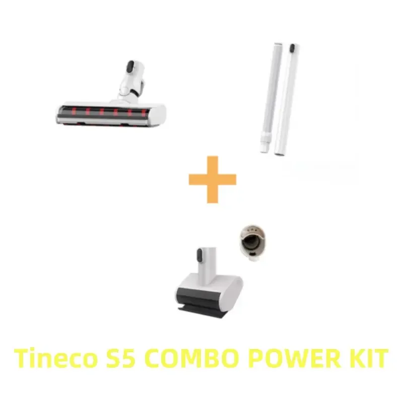 Floor Washer Brush Head Kit for Tineco S5 COMBO package includes (electric brush head, extension tube, anti-mite brush)
