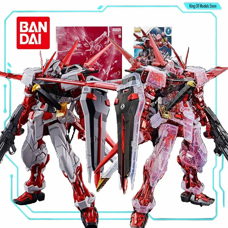 Bandai Original Model Kit GUNDAM MG 1/100 ASTRAY RED FRAME FLIGHT UNIT Anime Action Figure Assembly Model Toys Gift for Boys