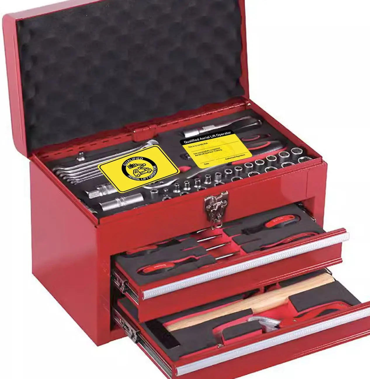 3.5*2.25inch Qualified Aerial Lift Operator Certification Card for Aerial Lift Operators Driver Training 10pcs