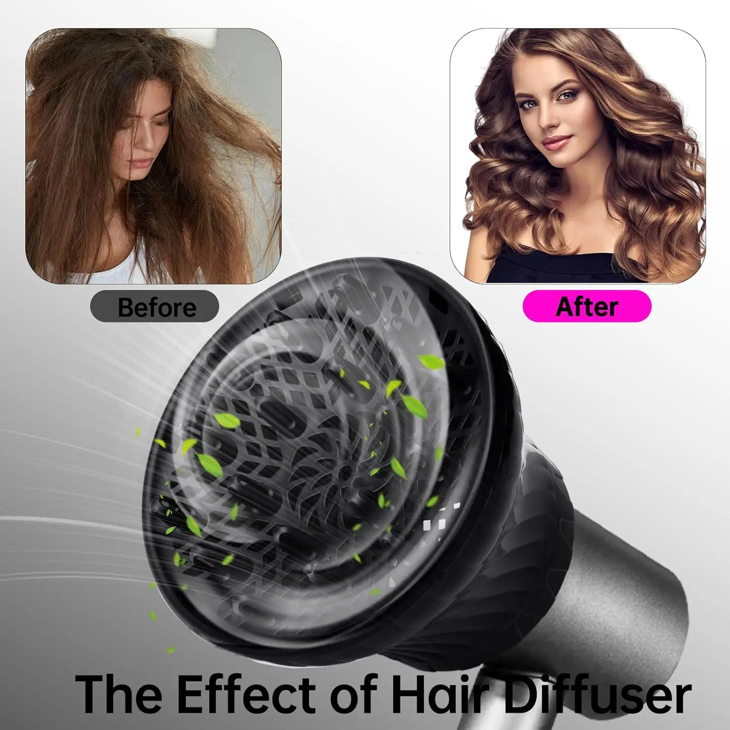 Barbershop Adjustable Curls Diffuser Barber Universal Electric Hair Dryer Blower Wind Cover Barbershop Home Curly Styling Tools