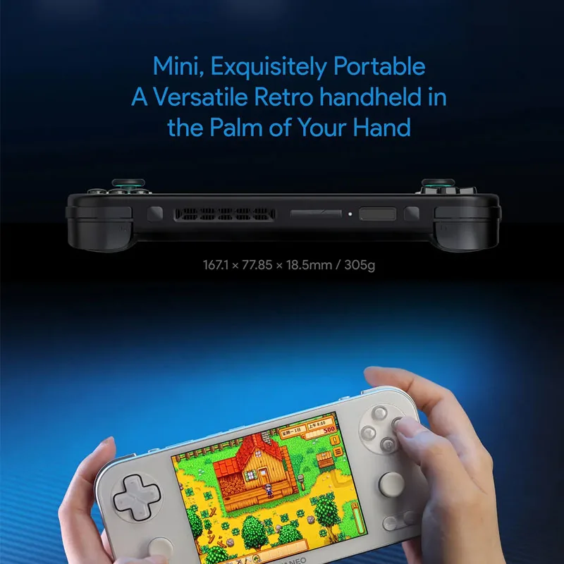 Game Handheld For Ayaneo Pocket S Mini G3x Gen2 Pocket Handheld Android RGB Hall Joystick Active Cooling Classic Game Console