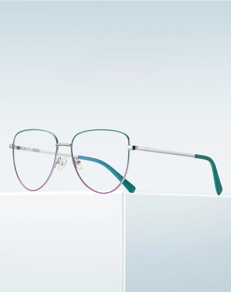 JMISUS Fashion Women Presbyopia Reading Glasses Square Round Metal With Photochromic Magnifier Lenses Optical Eyeglass