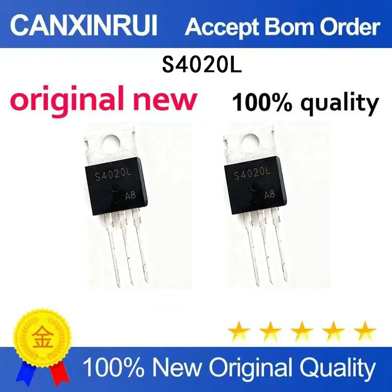 (5-100 Pieces) Brand new original S4020L thyristor (20A 400V) directly inserted into TO-220 package unidirectional thyristor