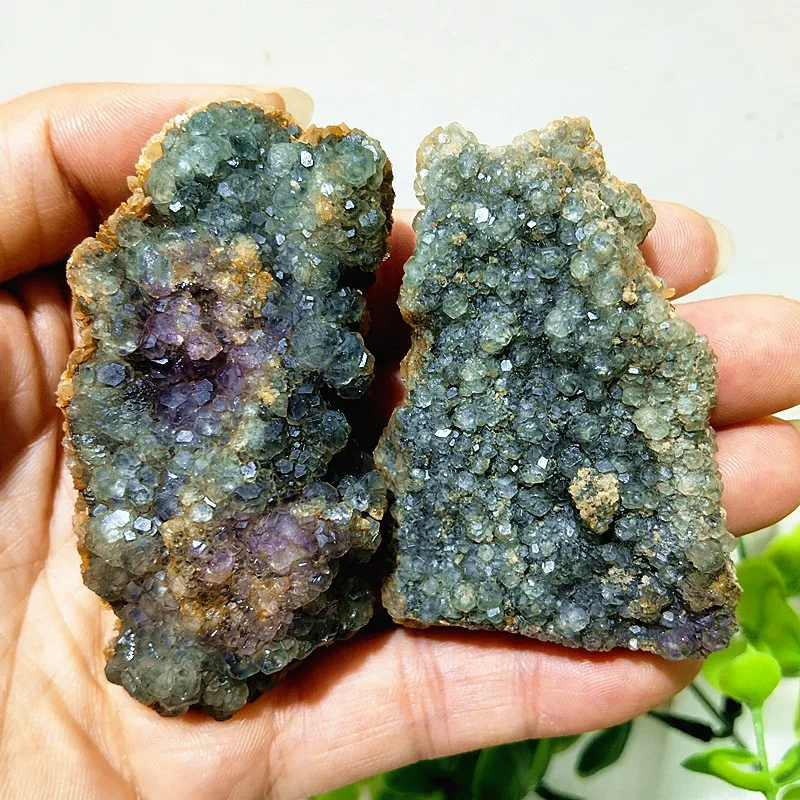 Natural Stones Greenfluorite Is Associated With Sphalerite Crystals Mineral Witchcraft Spiritual Healing Chakra Room Decoration