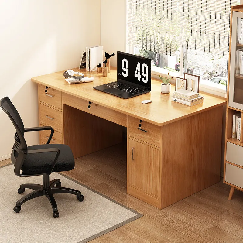 Home Computer Desktop Workstation Simple Modern-Style Office Desk Study Table Writing Desk Bedrooms Students Office Furniture