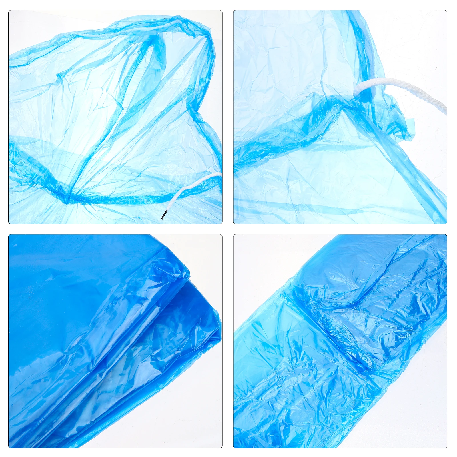 

10pcs Premium Rain Poncho Waterproof Hooded Adult Ponchos For Rain For Kids Adults Outdoor Camping Cycling Emergency Use