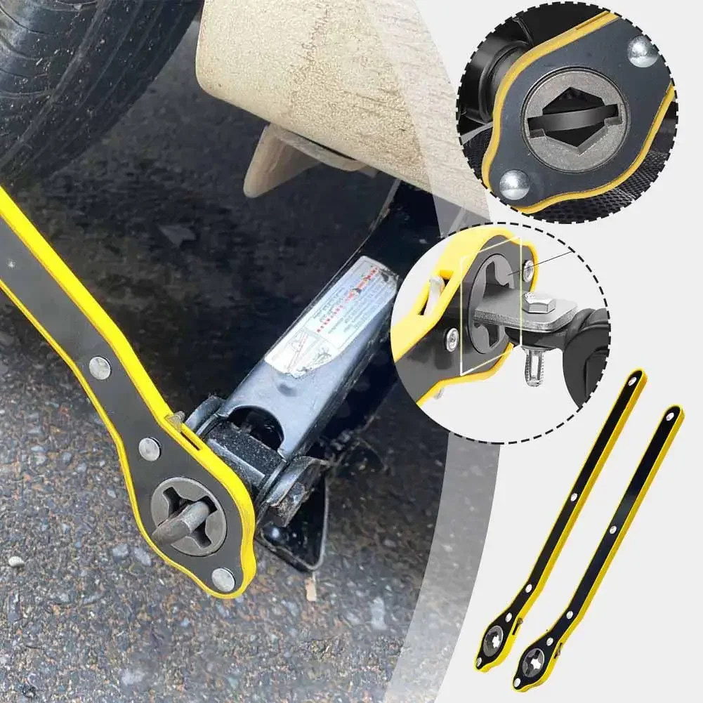 Chave de catraca para economia de trabalho, chave de tesoura para garagem, ferramentas para reparo de rodas, economia de trabalho, pneu d1k0