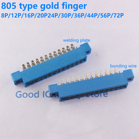 805 Strip connector 3.96mm Pitch 12/16/20/24/30/36/44/56P/72 pin PCB Mount Card Edge Connector socket 16P 20P 30P 36P 44P