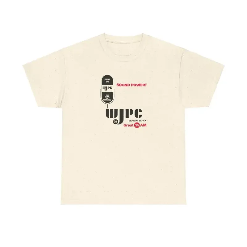 Retro Throwback T Shirt WJPC Soul Radio Chicago NWT S 5XL