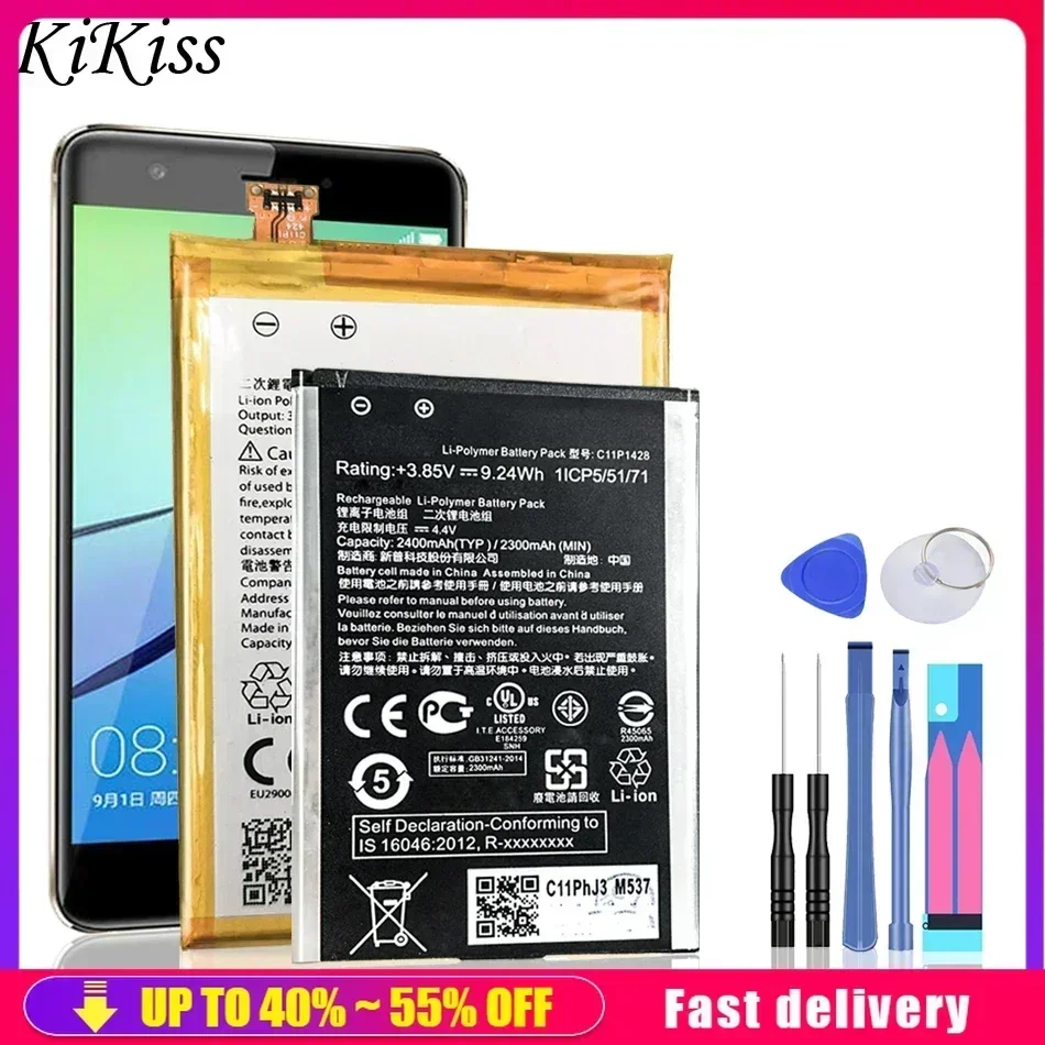 C11P1601 Battery For ASUS Per ZenFone 2 3 4 4.5 5 5.5 6 Laser Deluxe Max M1 M2 Pro Go TV C Live ZE520KL Z017D LIVE ZB501KL