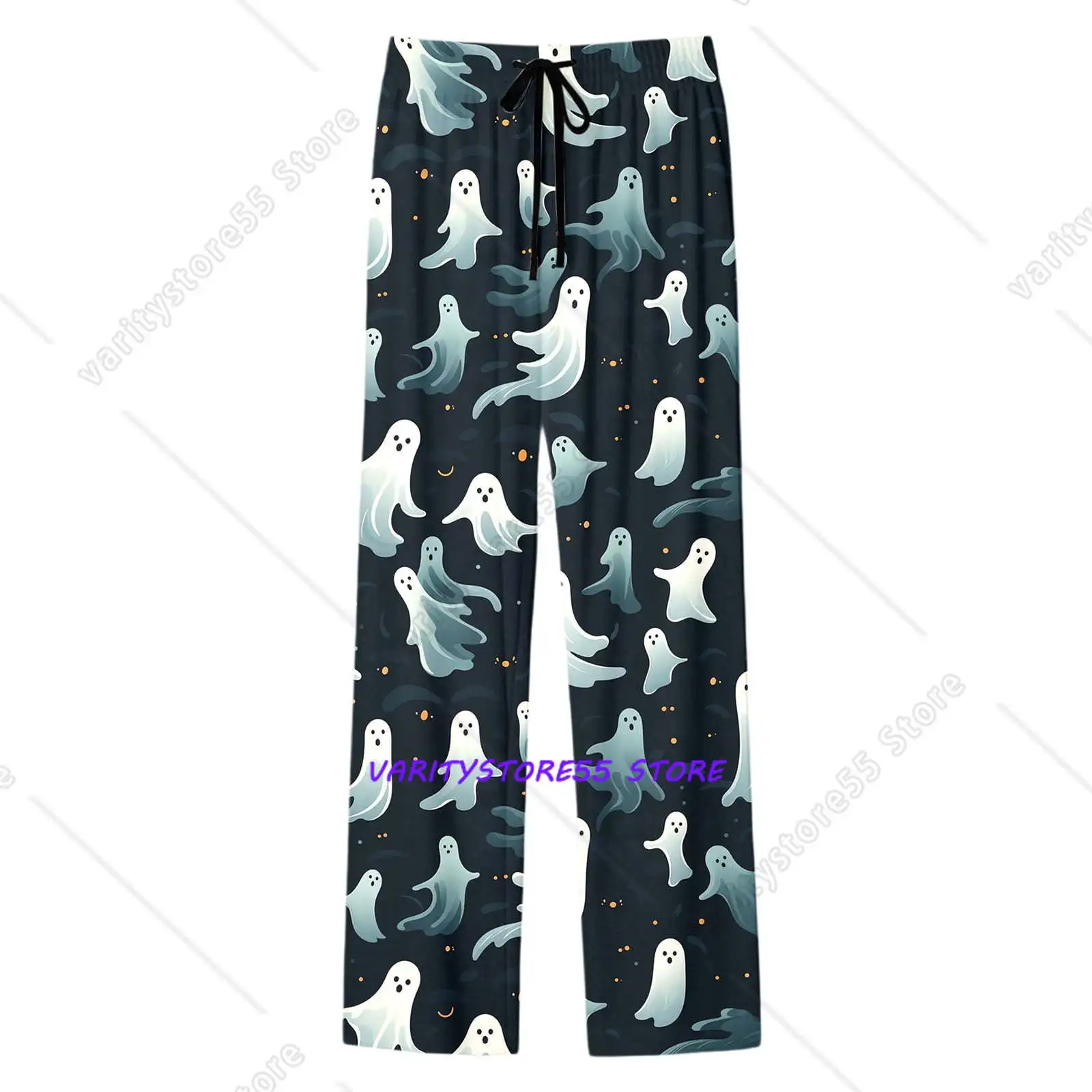 Men Halloween Pajama Pants Casual Hallowmas Comfortable Relaxed Fit Soft Breathable for Home and Sleep Pants Blue