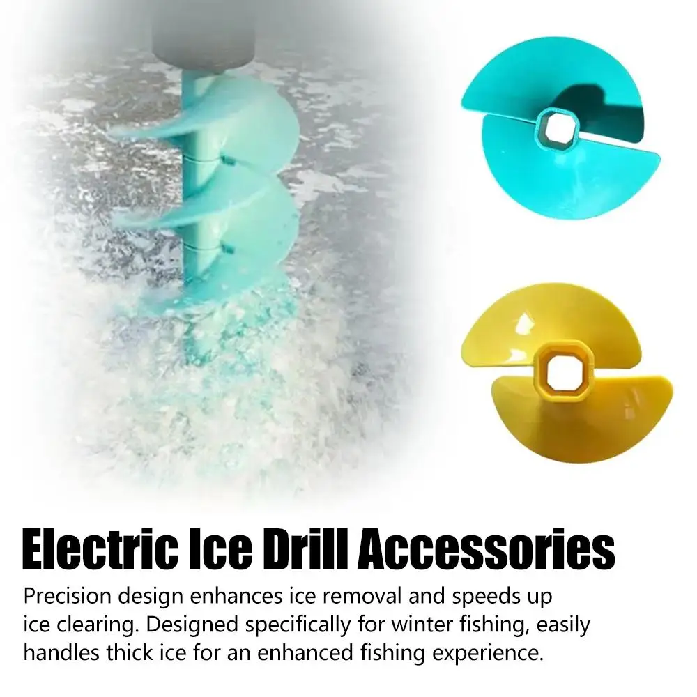 Für Eisfischen Eisbohrer Schwimmendes Rohrgerät Leichtes Material Schnelles Lochbohren Geeignet für kaltes Wetter F3X3