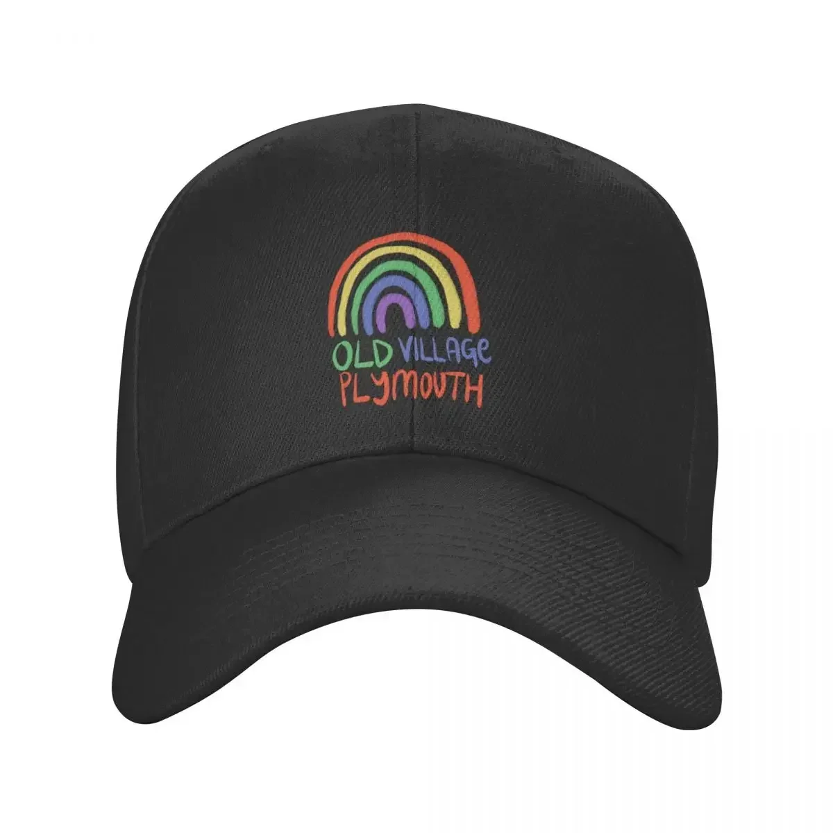 Rainbow Old Village Baseball Cap Fashion Beach  Cap Female Men's