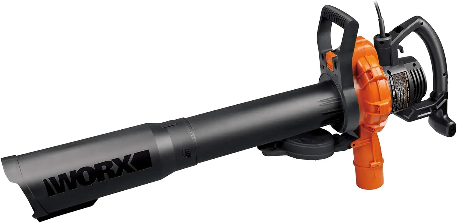 Worx-soplador de hojas eléctrico WG518, 12 Amp, 2 velocidades, Mulcher, vacío