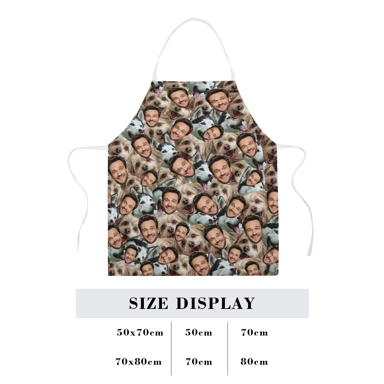 Customized apron Customized photo text Personalized cleaning tools Polyester waterproof creative gifts