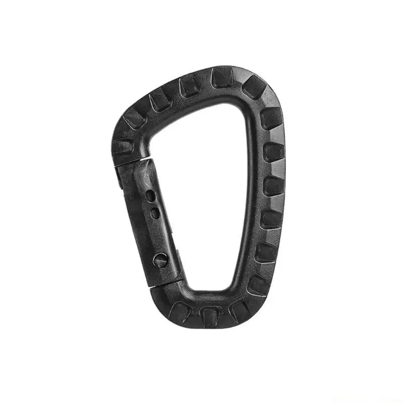 31BE Plastic Hook D Shaped Carabiner Tactically Backpacks Buckle Easily to Use