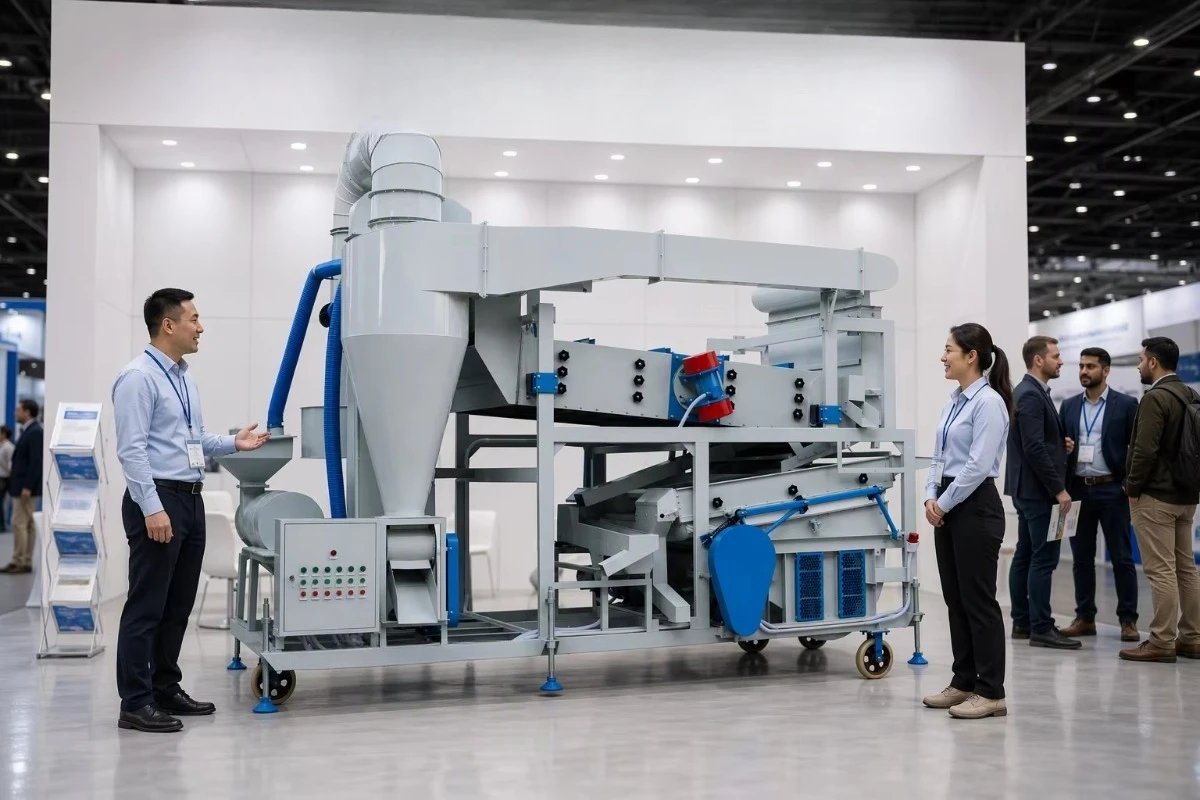 High Output Specific Gravity Seed Cleaning Machine 15t/h Wheat 10t/h Soybean 6-7t/h Coffee Bean Gravity Separator