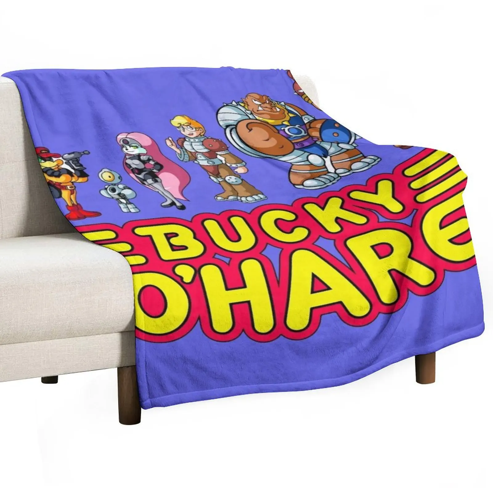 

Bucky O Hare characters Throw Blanket christmas gifts Thermal Single Weighted Blankets