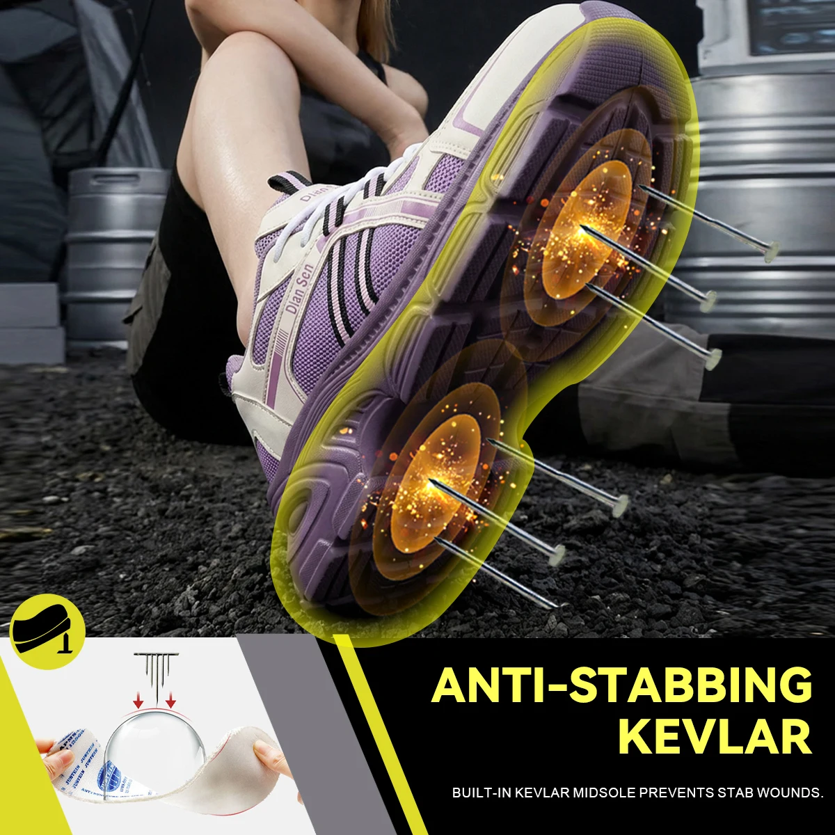 Kadınlar İçin Güvenlik Ayakkab - Work Boot Steel Toe incelemesi ve fiyatı