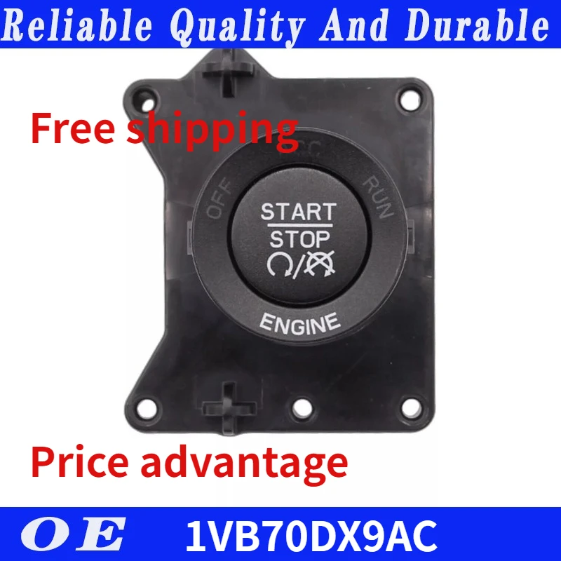 

High quality Start/Stop Engine Ignition Switch Button For Jeep Cherokee 2014-2018 1VB70DX9AC 6CK47DX9AC 53244282