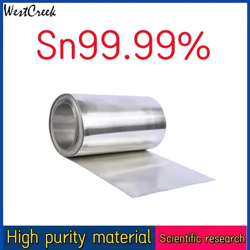 WESTCREEK High purity tin foil tin plate for scientific research and experimental tin Sn99.99% can be customized size