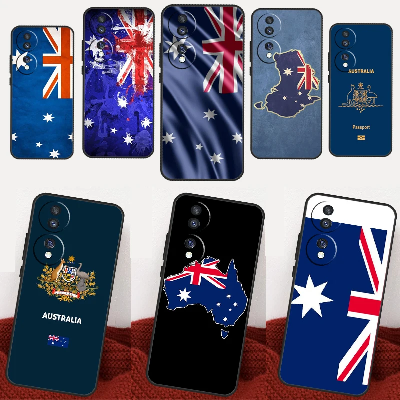 Australia Flag Case For Honor X8a X9a X7a X6a X6 X7 X8 X9 8X 9X Magic 5 Pro 4 Lite 10 50 70 90 Lite Cover