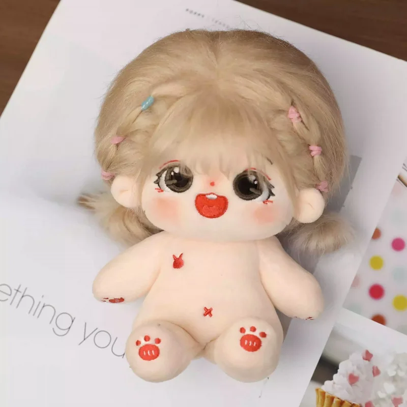 20cm Idol Doll Plush Sakura Monster Cotton Star Dolls Kawaii Stuffed Baby Plushies Dolls Toys Fans Collection Children Girl Gift