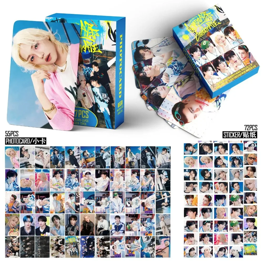 New 127pcs/set Idol Kpop World Tour dominATE:celebrATE Photocards Stickers Merch Lomo Cards Photo Card for Fans Collection