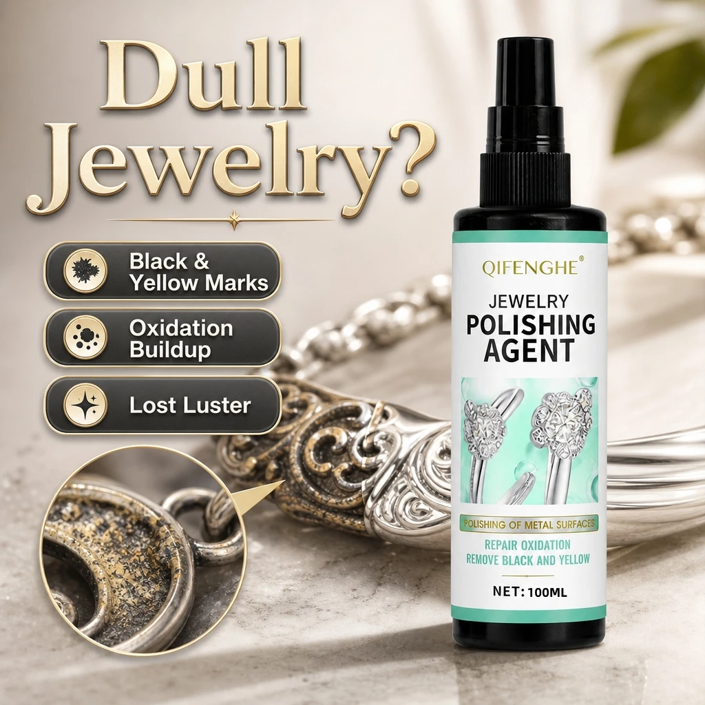 Jewelry Cleaning Polish Agent Eliminate Black Yellow Oxidation Recover Gloss Safe Surface Polishing Solution For Metal Jewelries