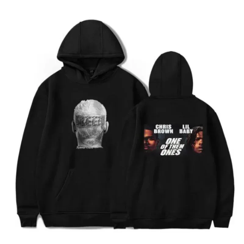 NewBreezy Under The Influence Tour 2023 Chris Brown Merch Hoodie Women Men Long Sleeve Pullover Hooded Sweatshirt Hip Hop Cl UD4